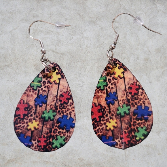 Handmade Jewelry - AUTISM AWARENESS EARRINGS